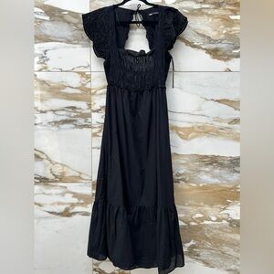 Lightweight Zara Backless Dress 100% Cotton Medium